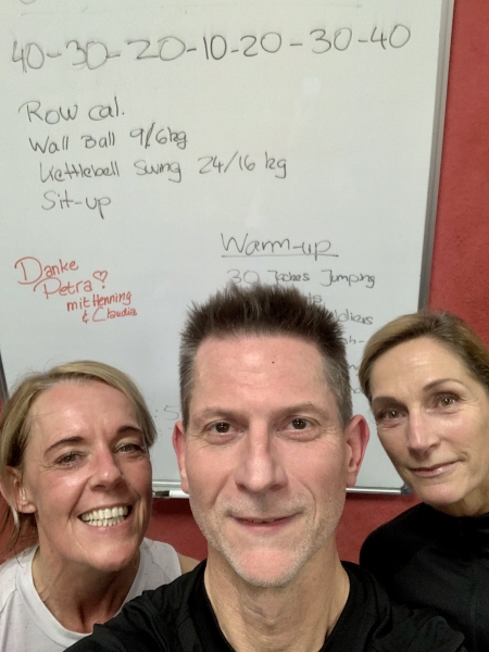 Xmas WOD - Petra for Lara mit Henning & Claudia 